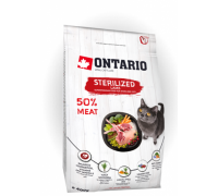Ontario Для стерилизованных кошек с ягненком (Cat Sterilised Lamb). Вес: 400 г