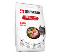 Ontario Для стерилизованных кошек с ягненком (Cat Sterilised Lamb). Вес: 2 кг