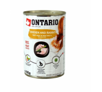 Ontario Консервы для кошек курица и кролик (Chicken, Rabbit, Salmon). Вес: 400 г