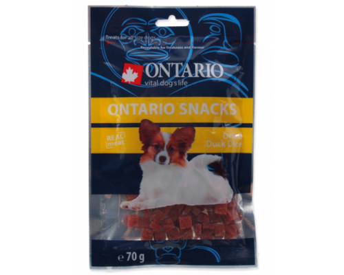 Ontario лакомства для собак утиные косточки. Вес: 70 г