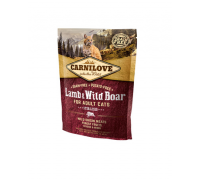 Carnilove Сухой корм для кастрированных котов Lamb & Wild Boar for Adult Cats Sterilised с ягненком и диким кабаном. Вес: 400 г