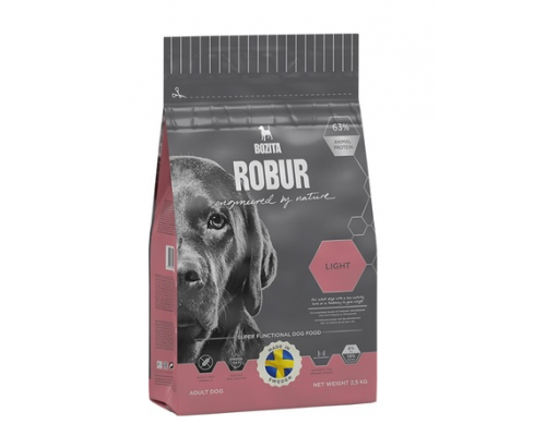 BOZITA Robur сухой корм для взрослых собак, склонных к набору веса (Light 19/08). Вес: 12 кг