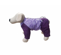 Комбинезон для собак Снежинка р.37 (сука) фиолетовый