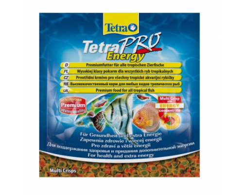 TetraPro Energy Crisps Корм-чипсы для всех видов рыб для дополнительной энергии 12г