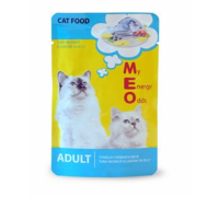 Me-O ПАУЧ для кошек Тунец и Сардина в желе. Вес: 80 г