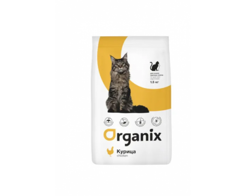 Organix сухой корм для кошек крупных пород (Adult Large Cat Breeds). Вес: 1,5 кг