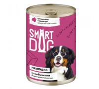 Smart Dog Консервы для взрослых собак и щенков кусочки ягненка в нежном соусе. Вес: 240 г