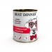 Best Dinner Super Premium консервы для щенков и собак с говядиной и языком. Вес: 340 г