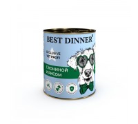 Best Dinner Exclusive Vet Profi Hypoallergenic консервы для собак с кониной и рисом. Вес: 340 г