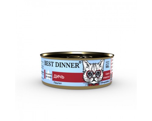 Best Dinner Vet Profi Gastro Intestinal Exclusive консервы для кошек Дичь. Вес: 100 г