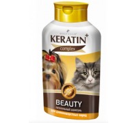 Шампунь KERATIN+ Beauty для длинношерстных кошек и собак, 400 мл