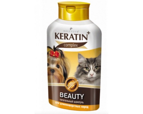 Шампунь KERATIN+ Beauty для длинношерстных кошек и собак, 400 мл