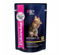 Eukanuba Kitten Healthy Start влажный рацион для котят. Вес: 85 г