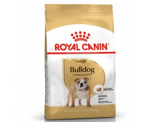 Royal Canin Bulldog Adult Корм сухой для взрослых собак породы Бульдог от 12 месяцев. Вес: 12 кг