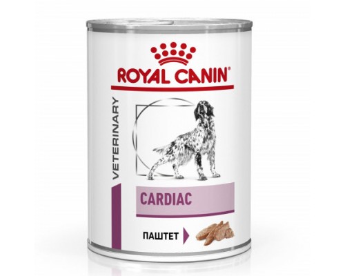 Royal Canin Cardiac Canine Корм влажный диетический для взрослых собак для поддержания функции сердца. Вес: 410 г