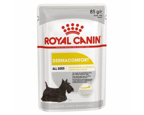 Royal Canin Dermacomfort Canine Adult Корм влажный для взрослых собак с повышенной чувствительностью кожи. Вес: 85 г