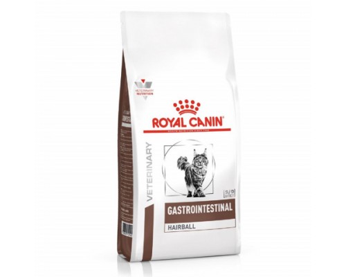 Royal Canin Gastrointestinal Hairball Корм сухой диетический для взрослых кошек при нарушениях пищеварения. Вес: 400 г