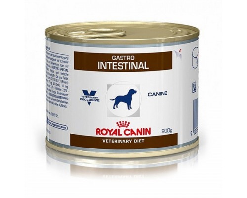 Royal Canin Gastrointestinal Корм влажный полнорационный диетический для собак, рекомендуемый при расстройствах пищеварения, в реабилитационный период и при истощении, паштет. Вес: 0,2 кг