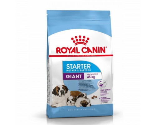 Royal Canin Giant Starter Корм для щенков очень крупных размеров до 2-х месяцев, беременных и кормящих сук. Вес: 4 кг