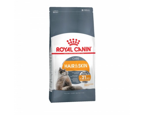 Royal Canin Hair&Skin Care Корм сухой для взрослых кошек для поддержания здоровья кожи и шерсти. Вес: 400 г
