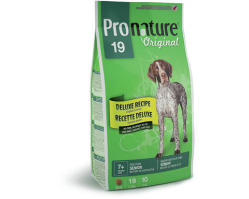 Pronature Пронатюр 19 сухой корм для собак всех пород сеньор, курица без сои, пшеницы, кукурузы