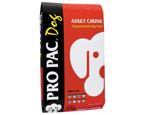PRO PAC Adult Chunk сухой корм для взрослых собак Всех пород (Эдалт чанг)