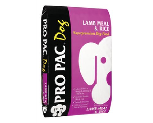 PRO PAC Lamb & Rice сухой корм для взрослых собак Ягненок с Рисом