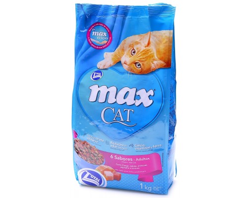 Total Max (Бразилия) Для кошек "Биг Босс-Обед": курица, лосось, анчоусы, шпинат и морковь (Max Cat Six Flavors (Big Boss Cats 6 Flavors)